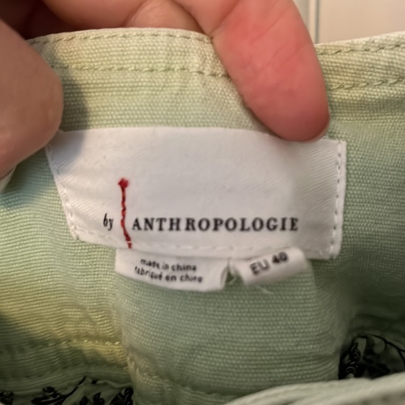 Anthropologie canvas pinafore jumpsuit - size 29 - Picture 6 of 6